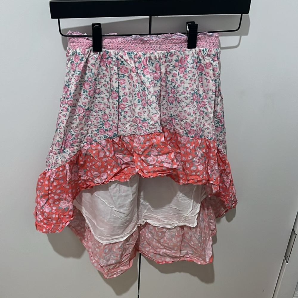 LoveShackFancy kids high low skirt